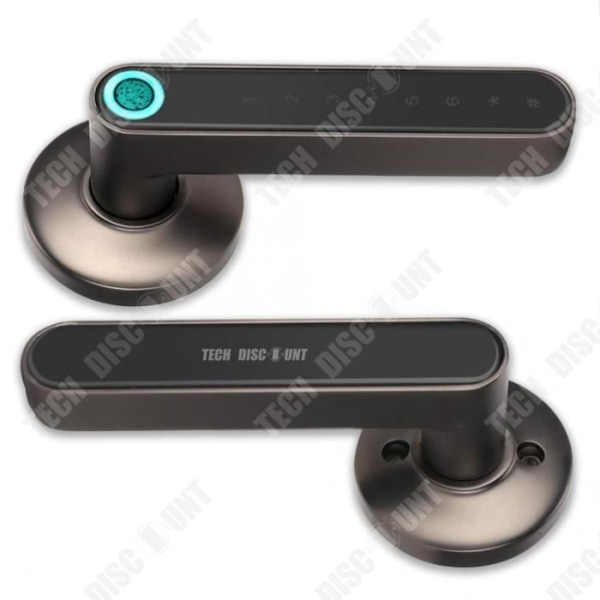 TD® Smart Dörrlås Innerdörr Fingerprint Password Lock är enkelt och bekvämt att installera