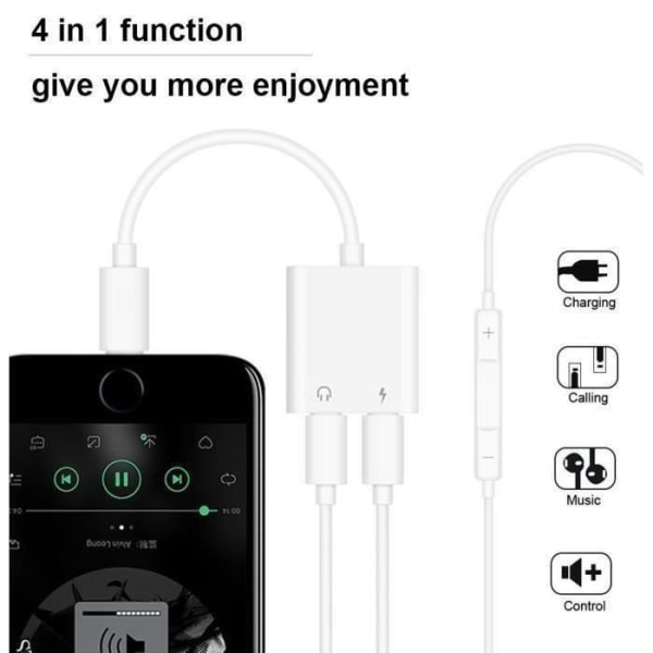 Plug and Play TD® 4-i-1-omvandlare för iphone 7 /7p /8 /8p /X-serien