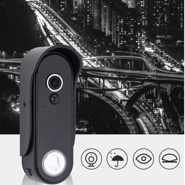 Visual Doorbell - TD® - 5000mAh - Full Touch Screen - Infrarött nattseende