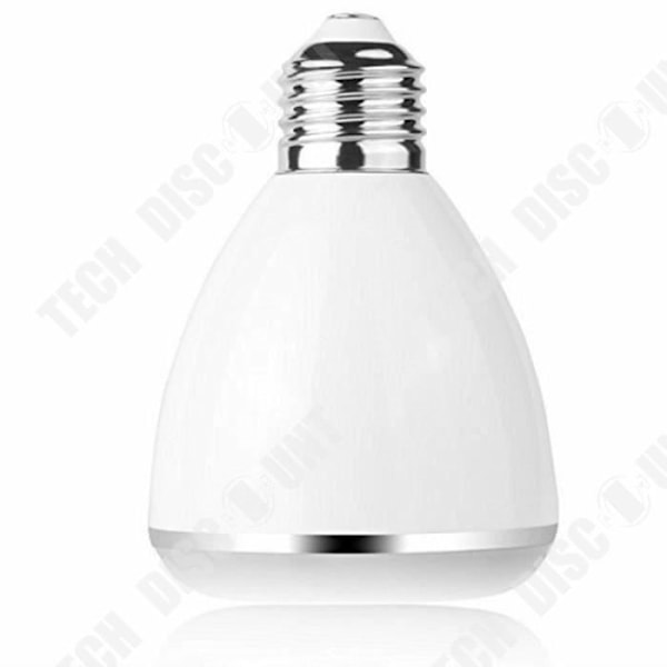 TD® Ampoule Smart Light Bluetooth LED-højttaler - trådløs stemmeboks Hvid - Multi-funktionel - Hvidt lys