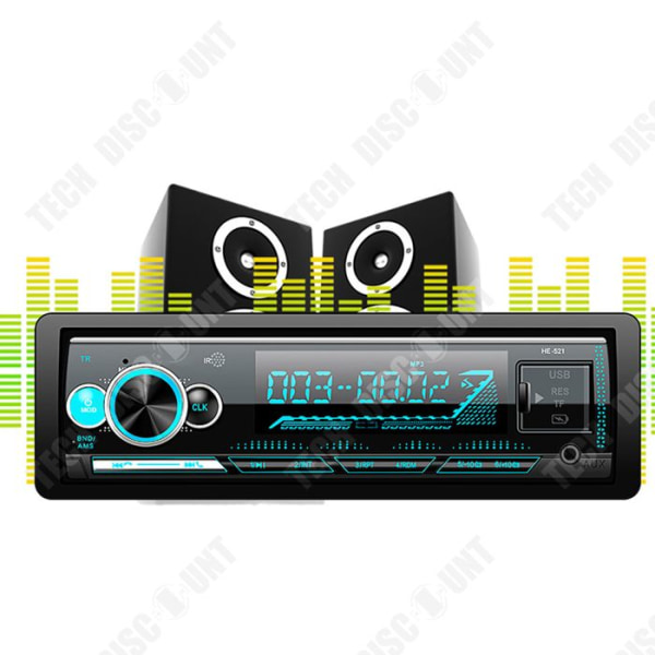 TD® Bluetooth bilradio bil dubbel USB bluetooth MP3-spelare FM-radio bilmusikvärd för biltaxi