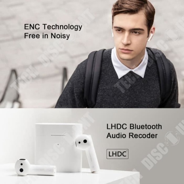 Bluetooth headset - TD® - Type-C - Støjreduktion - 14 timers drift - Stereo