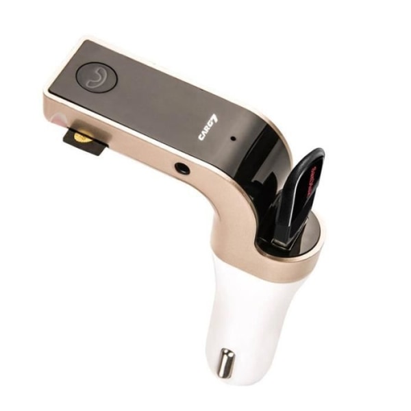 FM-sändare Bluetooth-bilsats MP3 USB-laddare SD-musikspelare för Smartphone Tablet