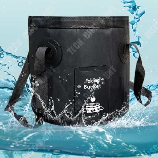 TD® Fiskehink Blötläggningshink Utomhusvikbar Bärbar Camping Picknickhink