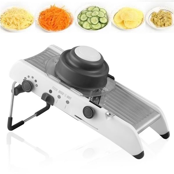 Køkkenmandolin - TD® - Professionel - Rustfrit Stål - Justerbar - Skridsikker
