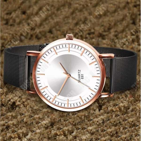 TD® Kvarts Armbåndsure Casual og Business Series Mesh bælteur gaver til mænd 2574535