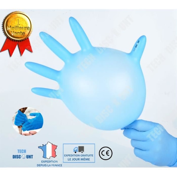 TD® engångs latex toaletthandskar s stor storlek hushålls toalett rengöring xl barndisk set blå m resistent kvinna män