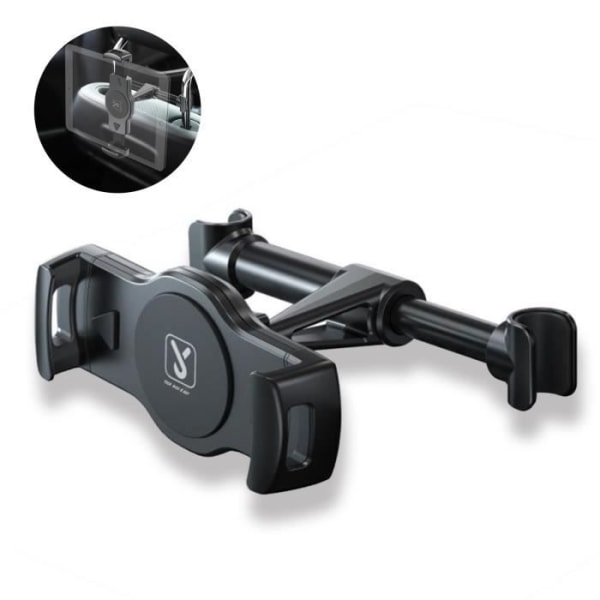 Auton tukijalusta TD® Sopii 4-14 tuumaa 360 asteen kääntö Sopii auton takapenkkiin
