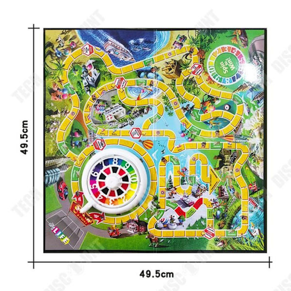 TD® Journey of Life kortbrädspel, brädspel, hopfällbara kort, pedagogiska leksaksspel för barn, kortbrädspel