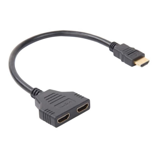 INECK® HDMI 1 hankontakt till dubbel HDMI 2 hona Y splitterkabeladapter LCD LED HD-TV