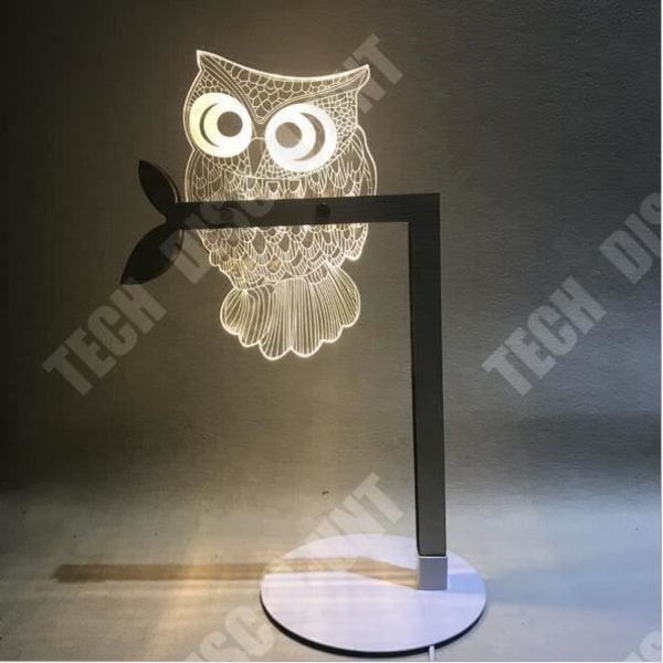 TD® 3D LED Nattlampa Barns Nattlampa för Sovrum Sängbord Dotter Son Presentdekor Kreativ Atmosfär med USB-kabel