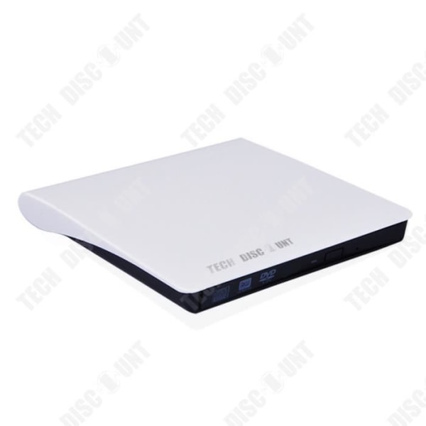 TD® Brossé neutral USB3.0 bærbar universel ekstern DVD-brænder pop-up ekstern optisk læser
