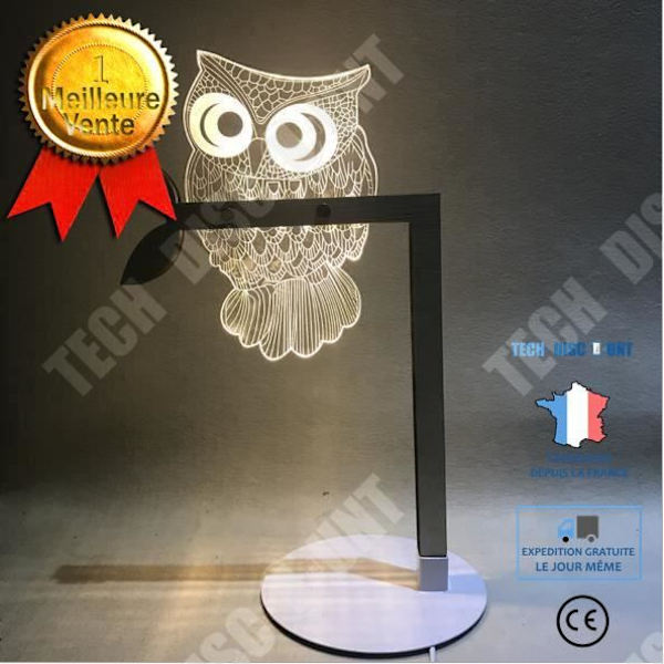 TD® 3D LED Nattlampa Barns Nattlampa för Sovrum Sängbord Dotter Son Presentdekor Kreativ Atmosfär med USB-kabel