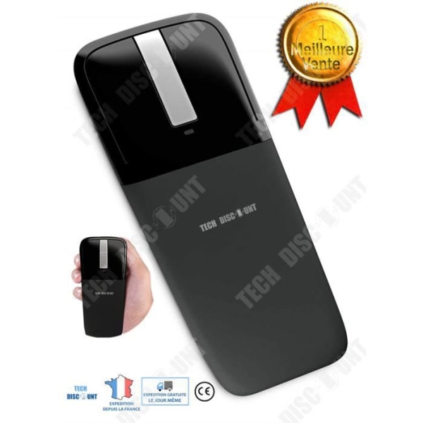 Bluetooth-mus - TD® - Fällbar - Tyst - Ergonomisk - 1200 dpi