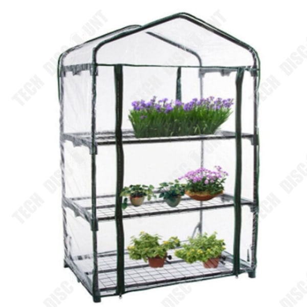 TD PVC-puutarhaterassi lämmityshuone 69x49x126cm puutarhatarvikkeet kukka miniatuuri usealla tasolla