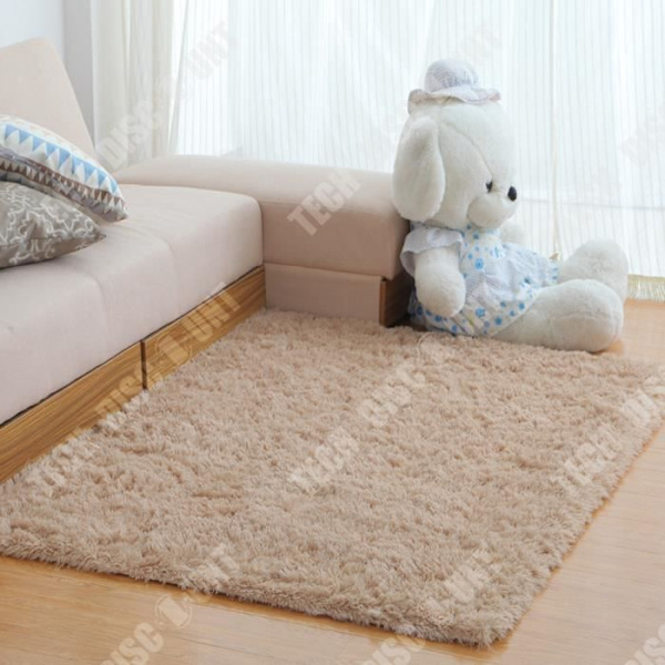 Matta - TD® - Vardagsrumsmatta - 60x160cm - Lång lugg - Brun Färg(er): plysch