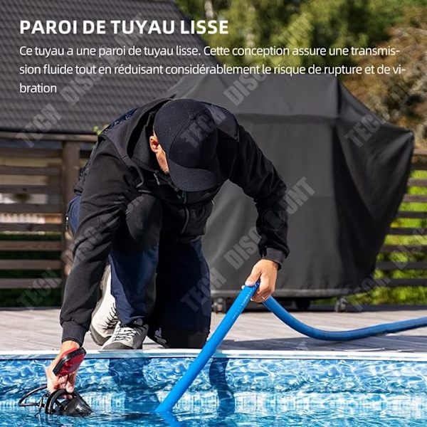 TD Tasapiiri 25mm sininen PVC Pituus 50 metriä tyhjennyssylinteri Tasapiiri tyhjennyssylinteri Tasapiiri pumppuja joustava tasapiiri