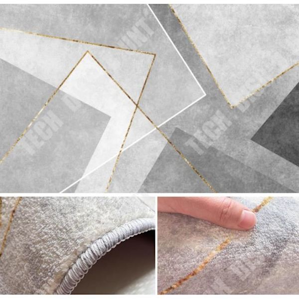 TD® Grå matta Vardagsrum Hem Sovrum Soffbord Soffa Modern Nordisk Minimalistisk Lättvikt Lyx Avancerad Ljudisolering 160 x 230