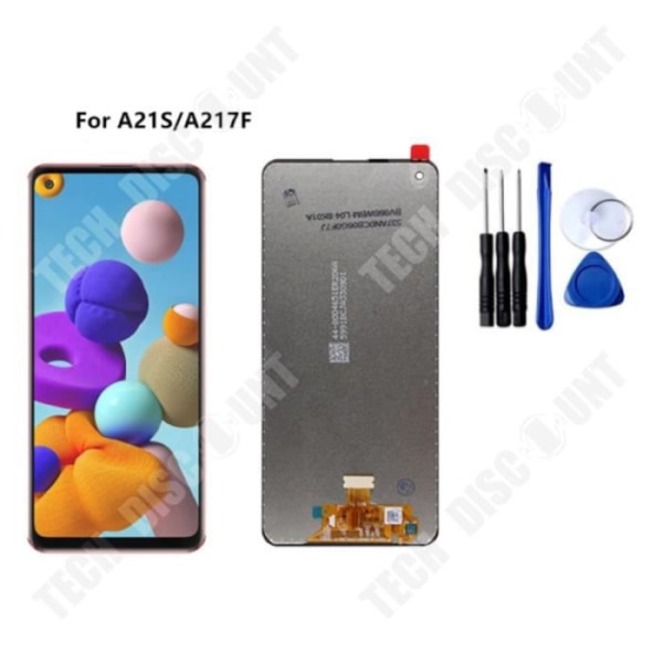 TD® Samsung A21S A217M puhelimen sisä- ja ulkokäyttöön soveltuva näyttömoduuli.