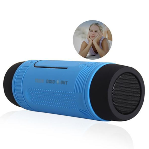 TD® pitkäikäinen bluetooth-kaiutin, äänetön, vesitiivis, tehokas, langaton, akkukaiutin, lamppu, lattiakaiutin, laturikone.
