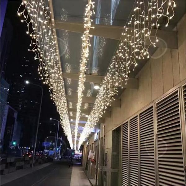 CONFO 5m 216 päät eurooppalainen standardi LED ikkunakoriste jääpuikkovalot vilkkuva valoketti vedenkestävä