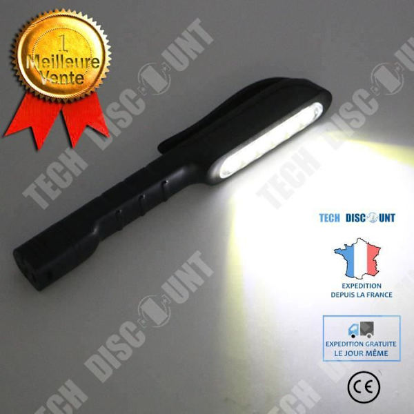 TD® Udeslanterne camping campingplads vandretur telt strøm AAA x3 lys LED 6 lysindstillinger farve sort