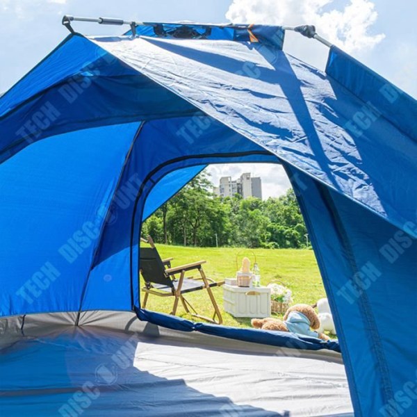 TD® utomhustält, picknickfiske, solskyddstält, dubbelt tält, helautomatisk pop-up bärbar