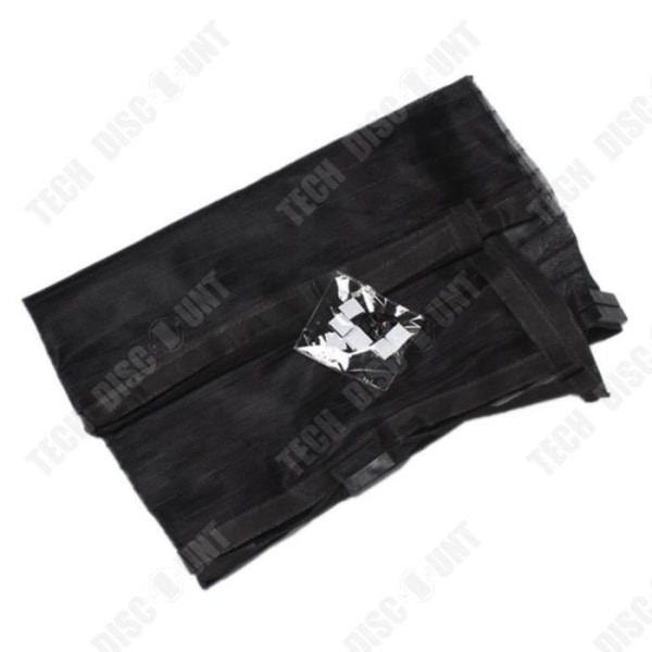 TD® Myggenet til magnetisk polyesterdør 120 x 210 cm sort