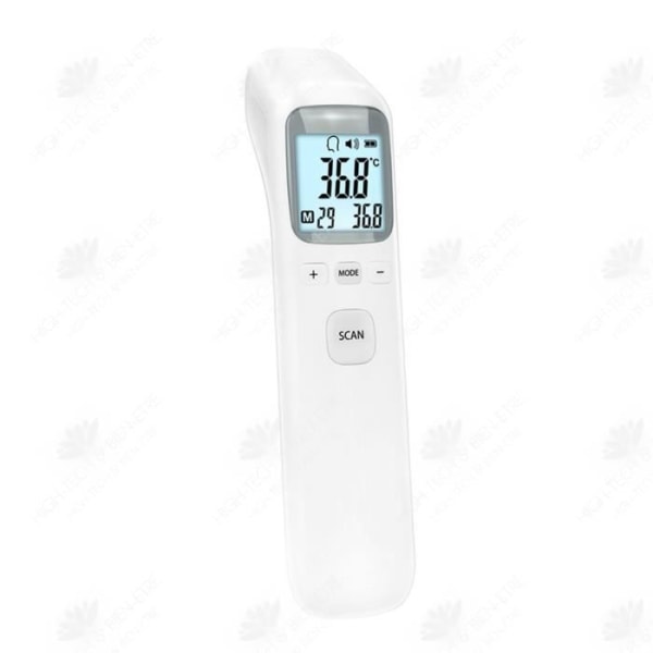 HTBE® multifunktionell beröringsfri pannpistol Digital infraröd panntermometer Vit termometer Föravläsning