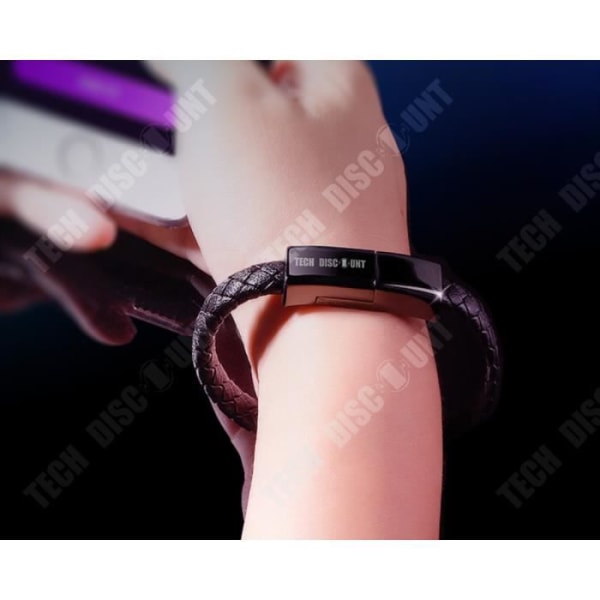TD® Datakabel til Iphone mobiltelefon armbånd oplader Type C strømledning til mode håndled til Micro USB