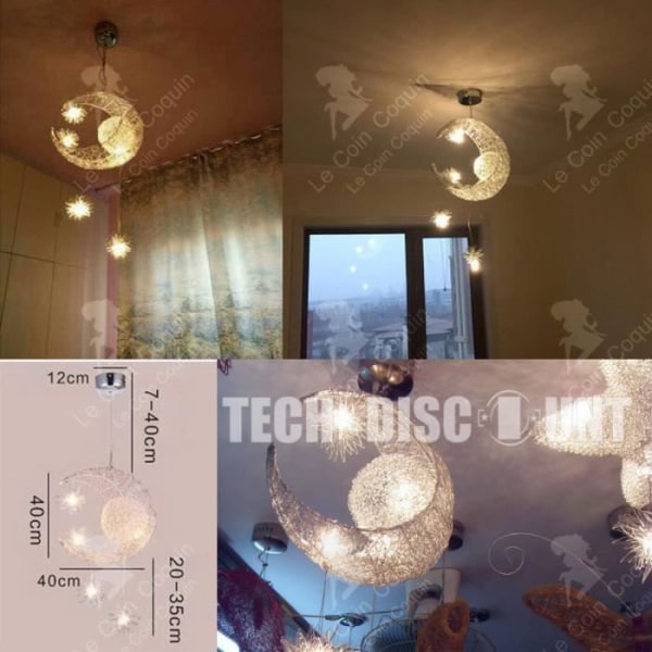 TD® Modern LED-lampa kontor sovrum vardagsrum läsmåne ljuskrona restaurang  spotlights kraftfulla hängande inomhus utomhus 5fd1 | Fyndiq
