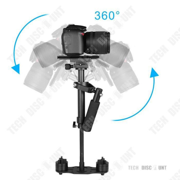 TD® 40cm Mini Håndholdt Rig Professionel Video Stabilizer Aluminium Legering Håndholdt Stabilizer