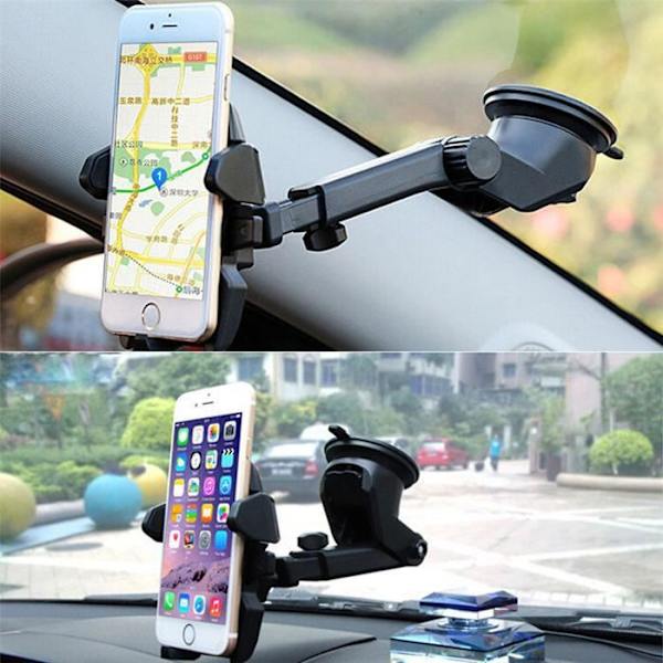 Support Telefon - XUNYLYEE® - 360° - Sugpropp Fäste - Ultra Klibbigt Gel - Svart