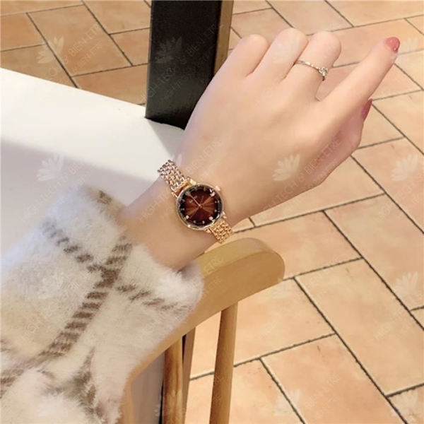 HTBE® Damklocka ins vind vattentät enkelt tunt bälte litet temperament modetrend damarmband presentförpackning