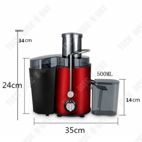 TD® Multifunktionell Automatisk Juice Extractor Stor kaliber Juice Extractor Separat Intelligent Juice Extractor