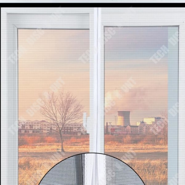TD® 70*100CM vit gasväv svart pasta fönster nät skjutfönster myggavvisande fönster osynlig dammskärm