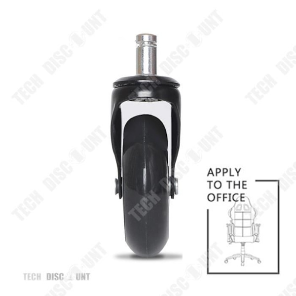 Heavy Duty Heavy Duty Kontor Hjul Hjul Hjul 22mm Tyst lager Skydda matta Byte Fåtölj Golv Skrivbord