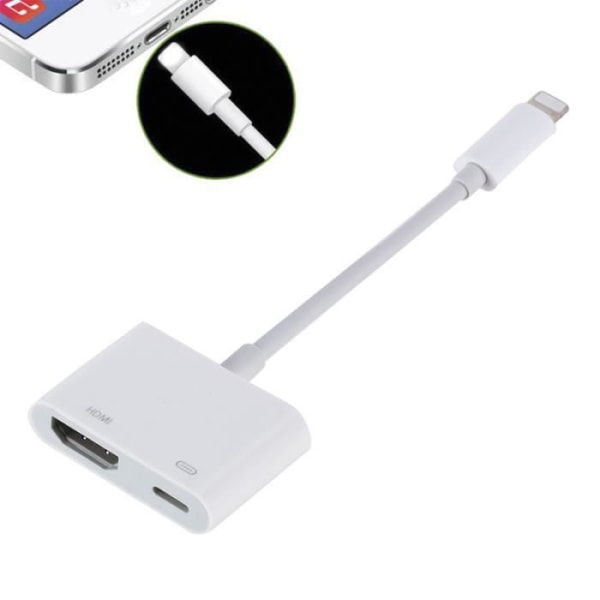 TD® Converter för iPhone 7, Plus, 6S, iPad HD Plug and Play