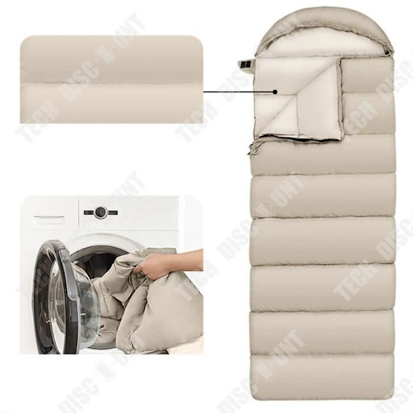 Sovsäck - TD® - Universell - Vinter - Hålbomull - 2,4 kg - Beige beige