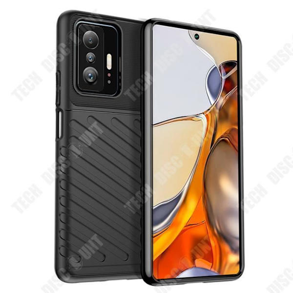 TD® Det beskyttende etui mod fald og fingeraftryk til mobiltelefon tilpasset Xiaomi 11 er behageligt og tyndt.