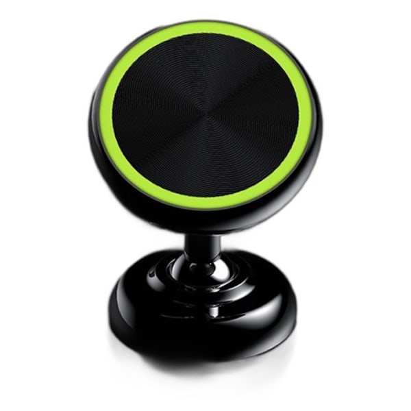 TD® 2 Universelle Magnetiske Rotationsholdere til 360° til Bil for PDA GPS Smartphone - Hvid eller Sort Rund - Æstetisk - Magnet