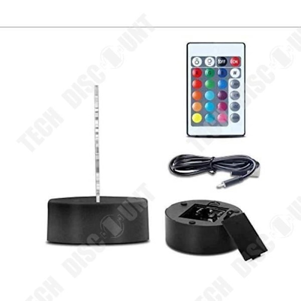 Optisk lampa - TD® - Ugglemodell - 7 färger - Taktile - Låg konsumtion 7 färger