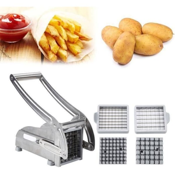 Pommes frites i rostfritt stål Potatisskärare med utbytbara blad WOW5811