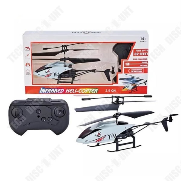 Fjernstyret Helikopter - TECH DISCOUNT - KP666-12 - Infrarød Induktion - Børnelegetøj