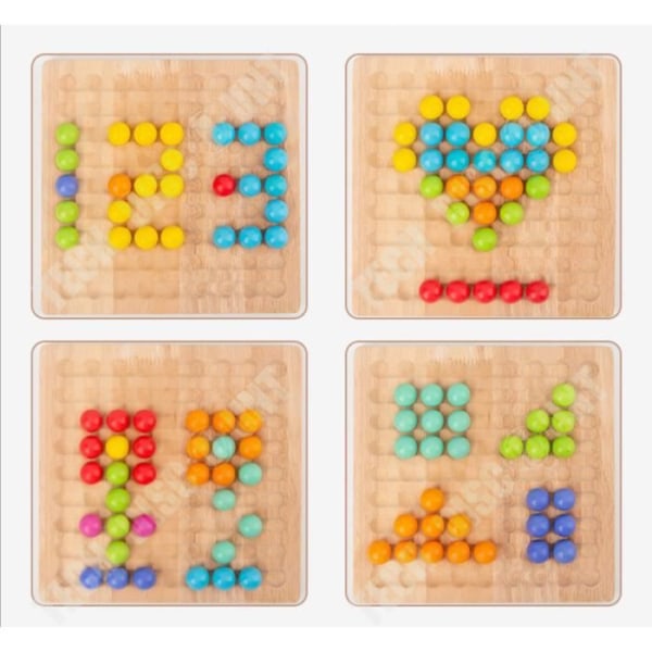 TD® Disposal Rainbow Clip Beads Rolig tidig barndomsutbildning