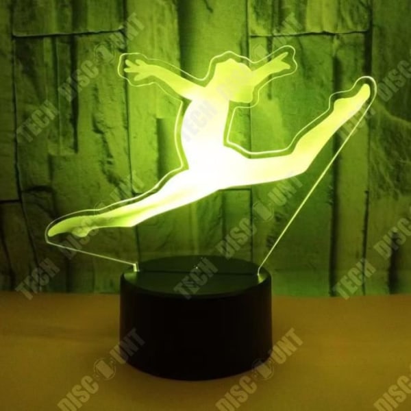 LED Kontorbelysning - TECH DISCOUNT - 7 Farver - Optisk Illusion - USB Genopladelig
