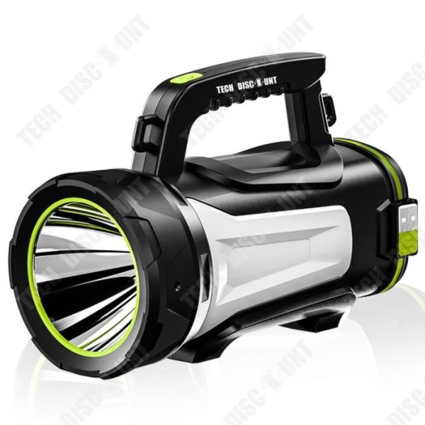 TD® Bærbar multifunktionel projektør genopladelig USB camping LED genopladeligt lommelygte med hvidt lys