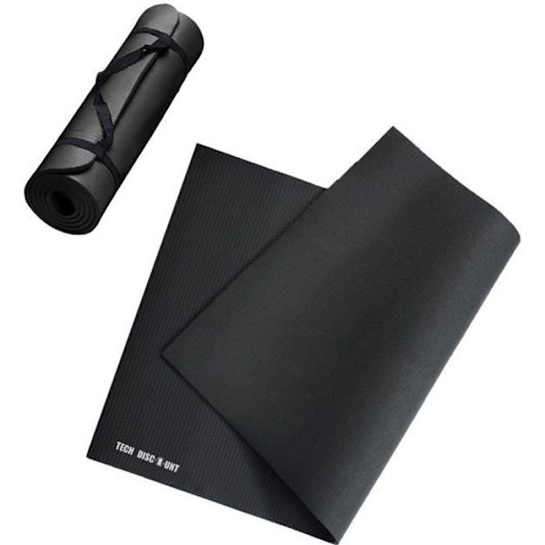 Tjock och hållbar TD® yogamatta 60x25x1.5cm Antisklidid sportmatta Fitnessmatta Antisklidid yogaträningsmatta Två färger