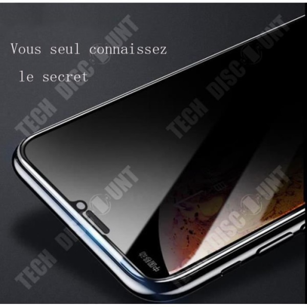 TD® Sopii iPhone 12:lle, Anti-peeping kalvo Apple XS XSmax 7 / 8P, anti-peeping ja yksityisyyden suojaava kalvo.