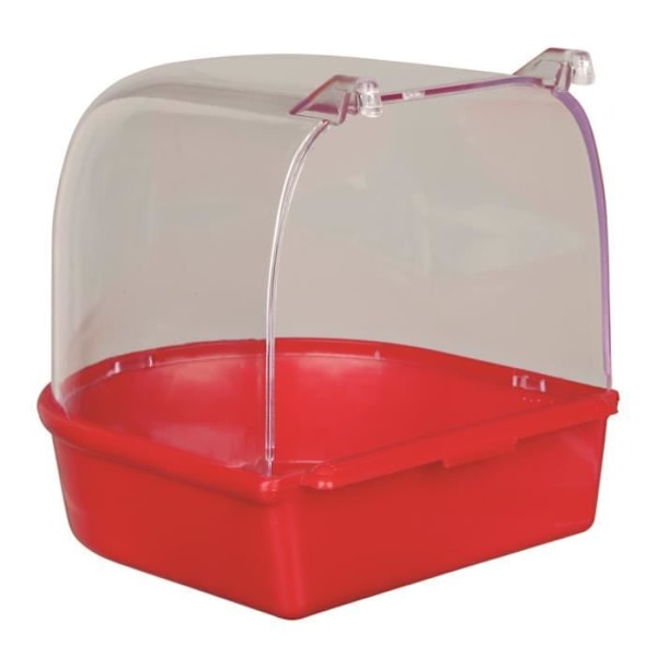 Fuglebad - TD® - 14x14x15 cm - Halvcirkelformet - Velegnet til dyr olika färger
